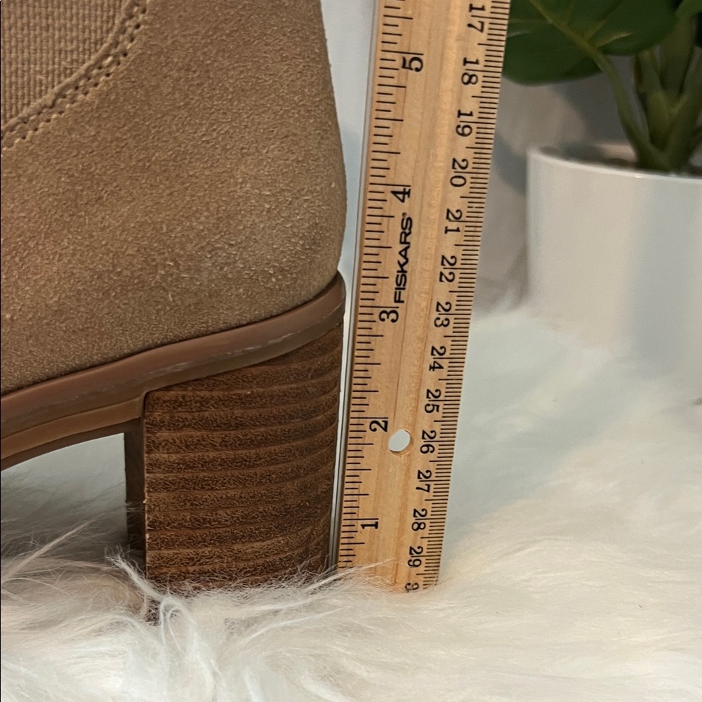 Vince Camuto Camel Suede Ankle Boots - Picture 8 of 8